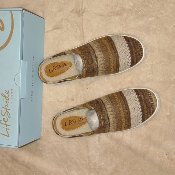 🍀☘️LIFE STRIDE ☘️🍀Nomad, Saddle Multi Brown Knit - Picture 7 of 14